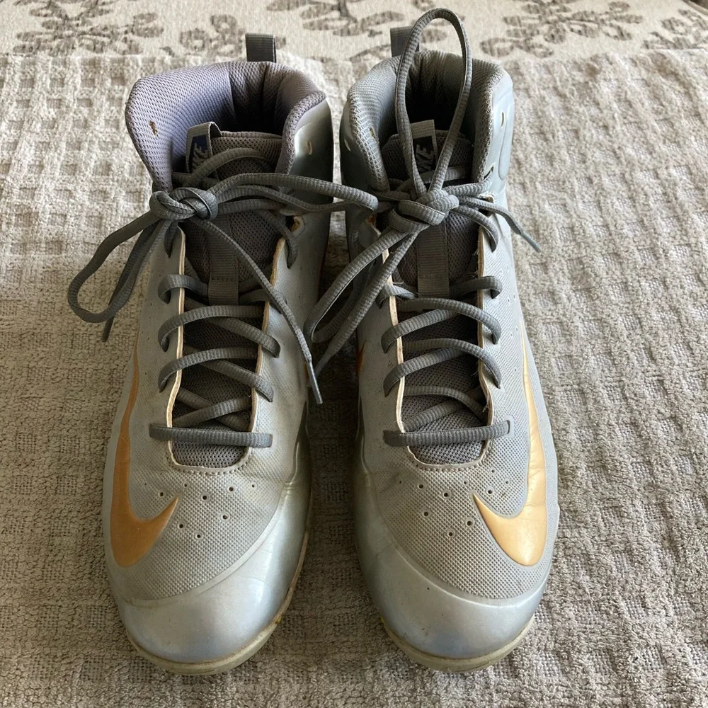 Men’s Nike Hurache Fast Flex Baseball Cleats Size 10 EUC - Picture 1 of 9